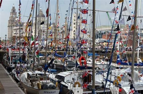 Yachts in the Liverpool Docks (c) LBS 10 © Liverpool Boat Show